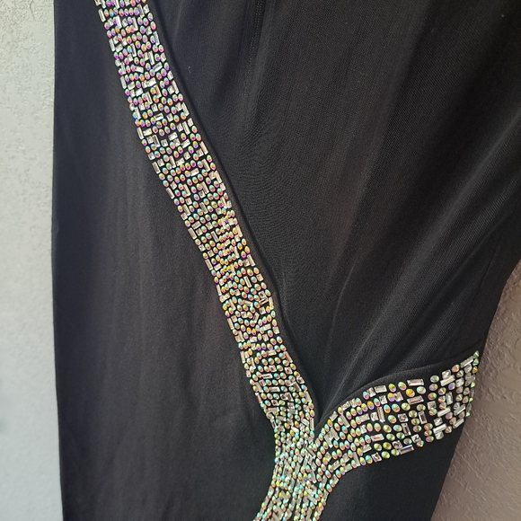 Embellished Fashion Nova Black dress - Picture 4 of 6